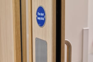 Fire door ironmongery