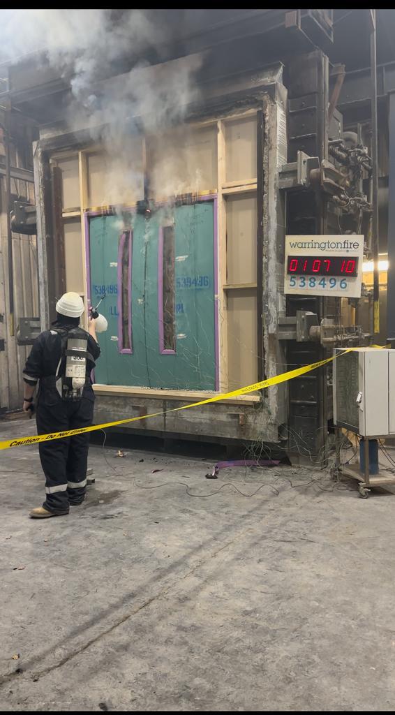 Hospital Doorset Fire Testing