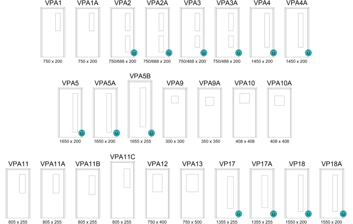 Hospital Doorset Vision Panel Solutions