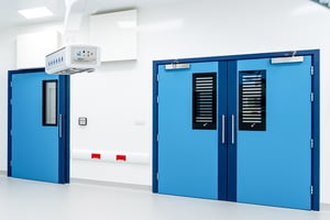 Why PVC post-formed doors are ideal for hospital theatres